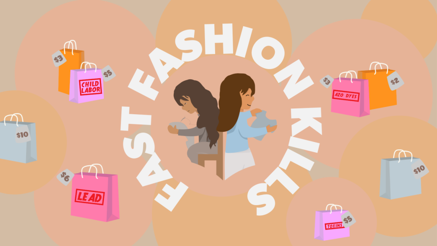 Fast+fashion+kills+editorial+cartoon+by+Ariana+Pitterson