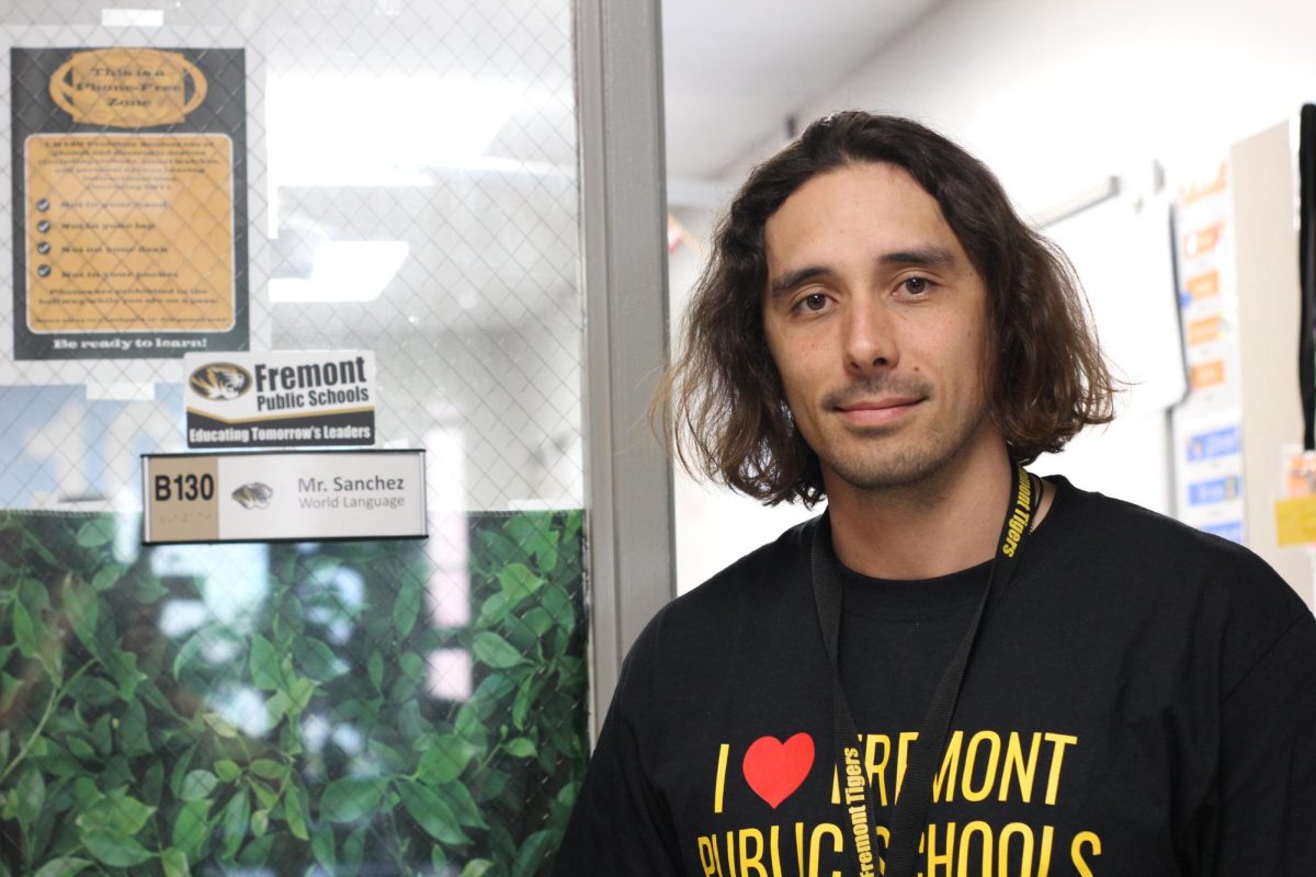 Spanish teacher, Christian Sanchez