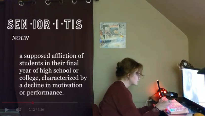 Sen·ior·i·tis