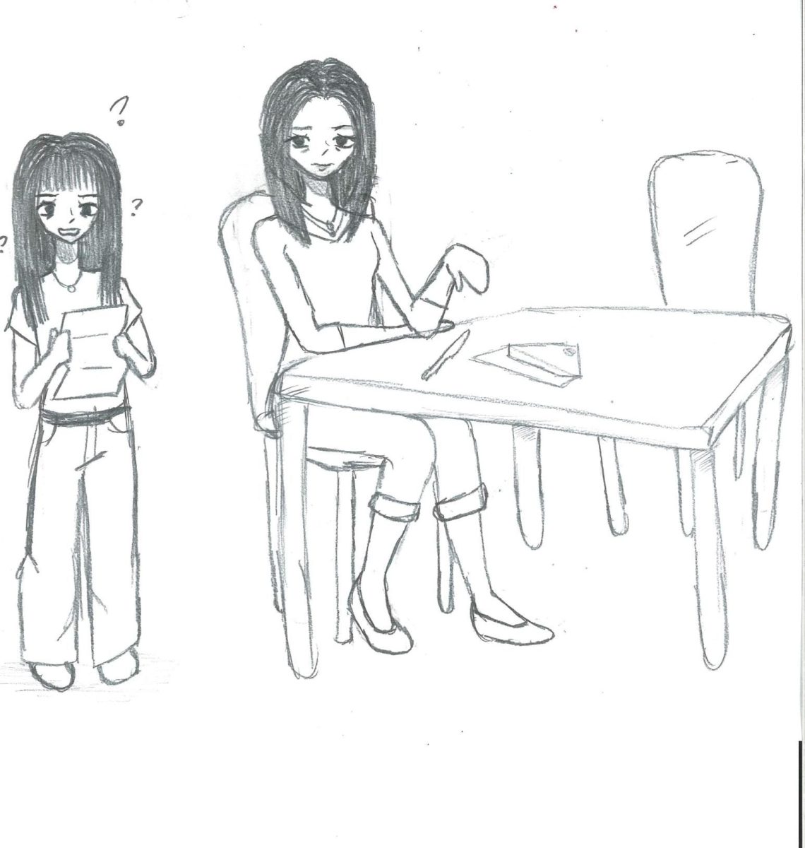 Dibujo de Hannaly Sandoval.